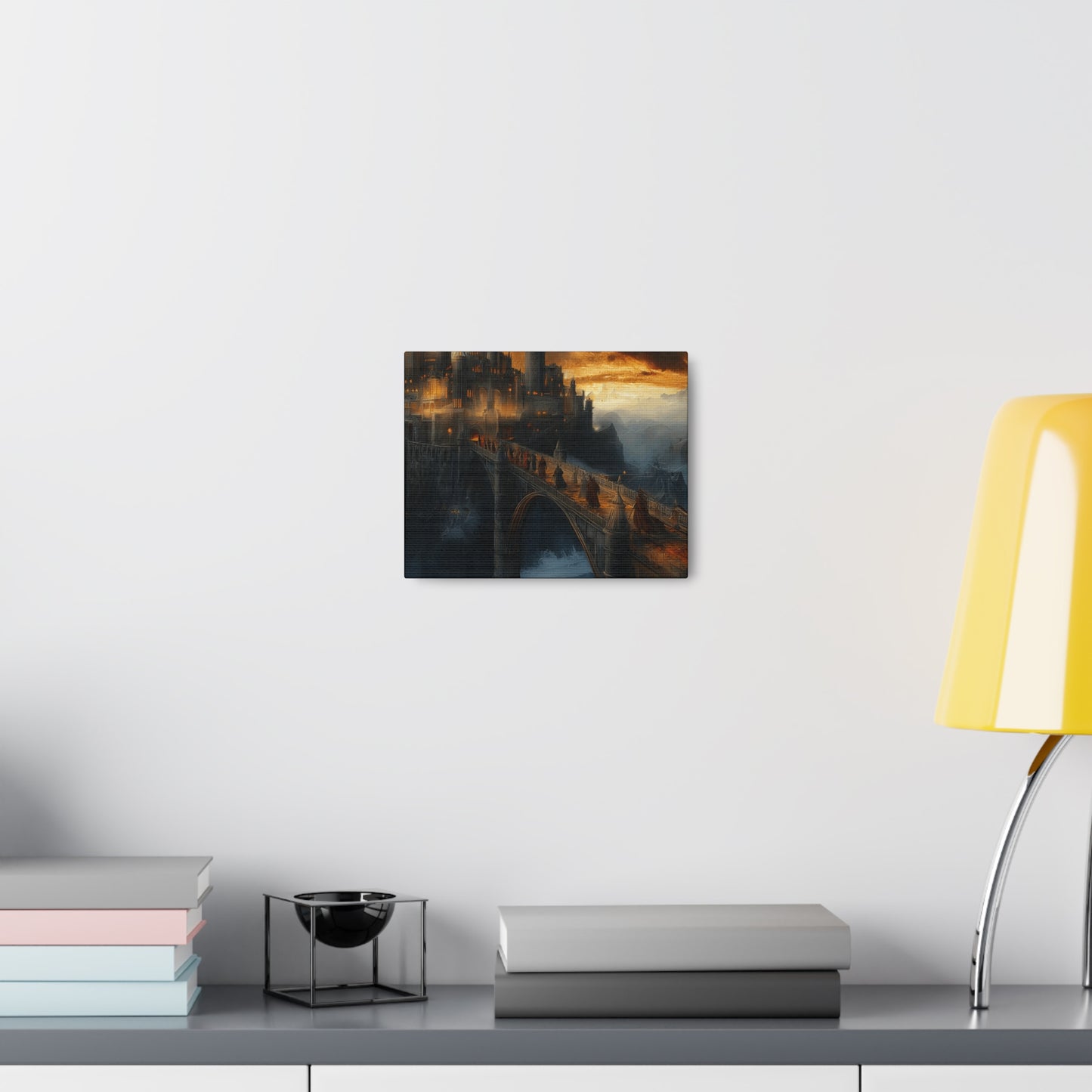 Canvas Wall Art - Dark Castle Entrance