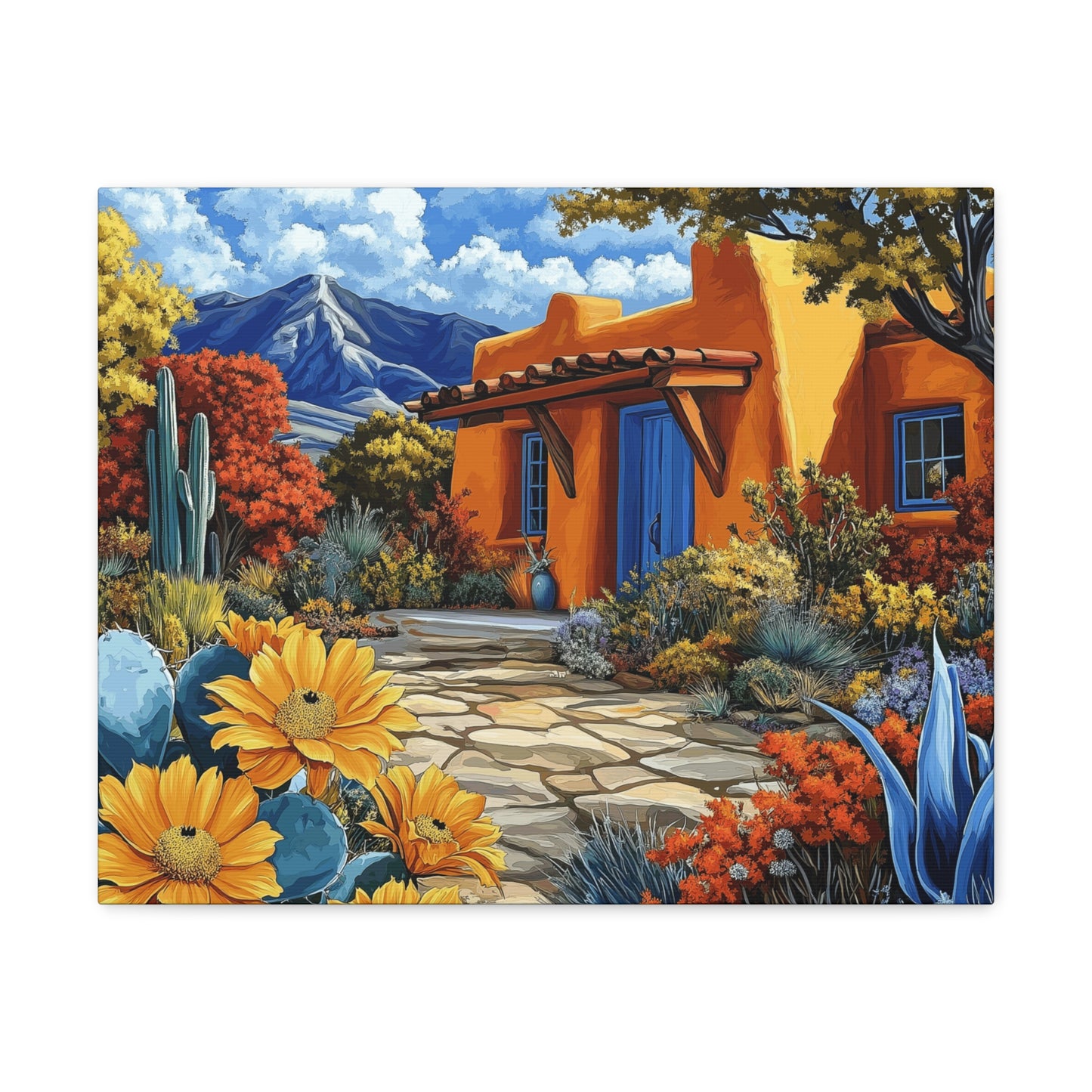 Canvas Gallery Wraps - New Mexico Echoes Casa 16 Wall Decor