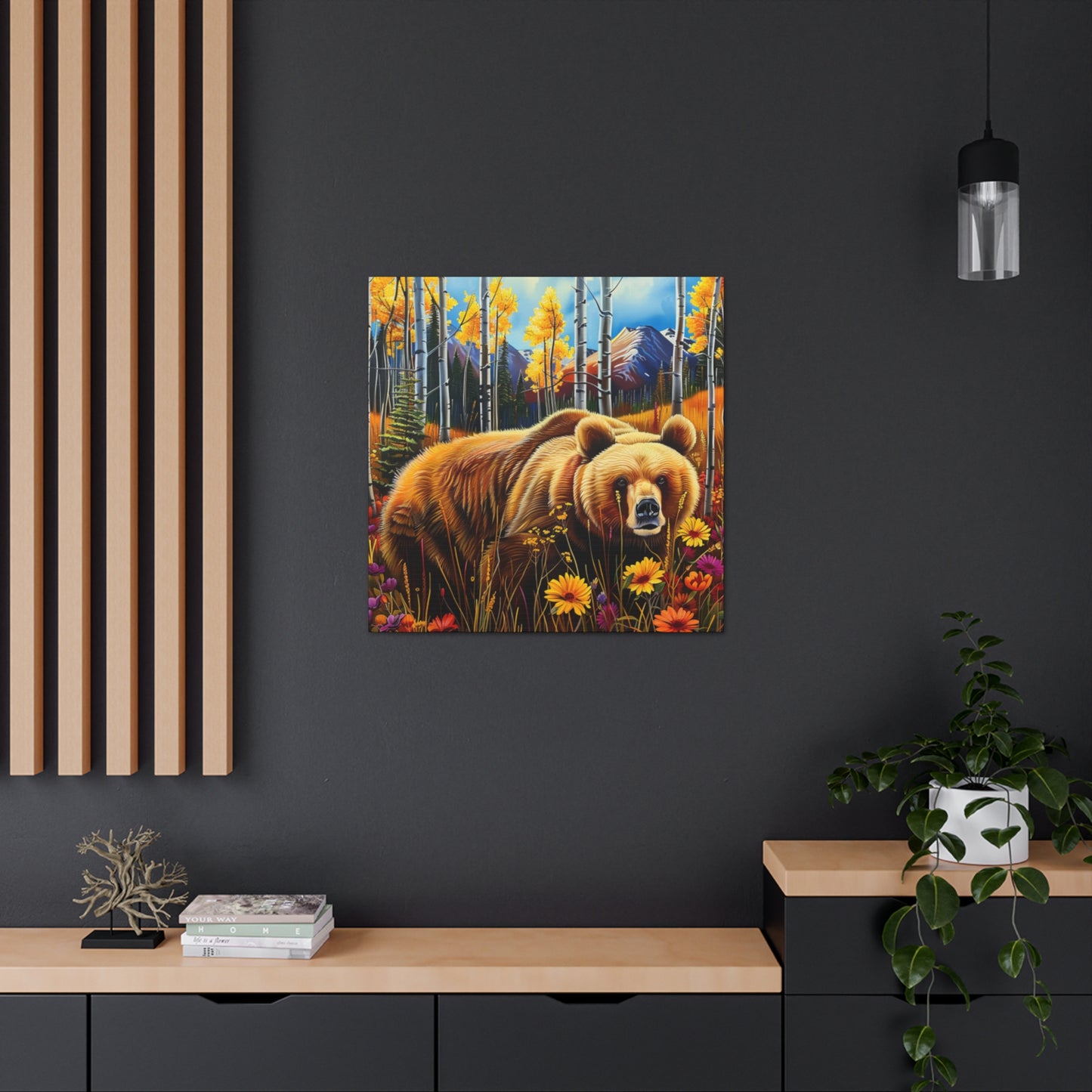 CO Brown Bear Aspens 1a Canvas Gallery Wraps