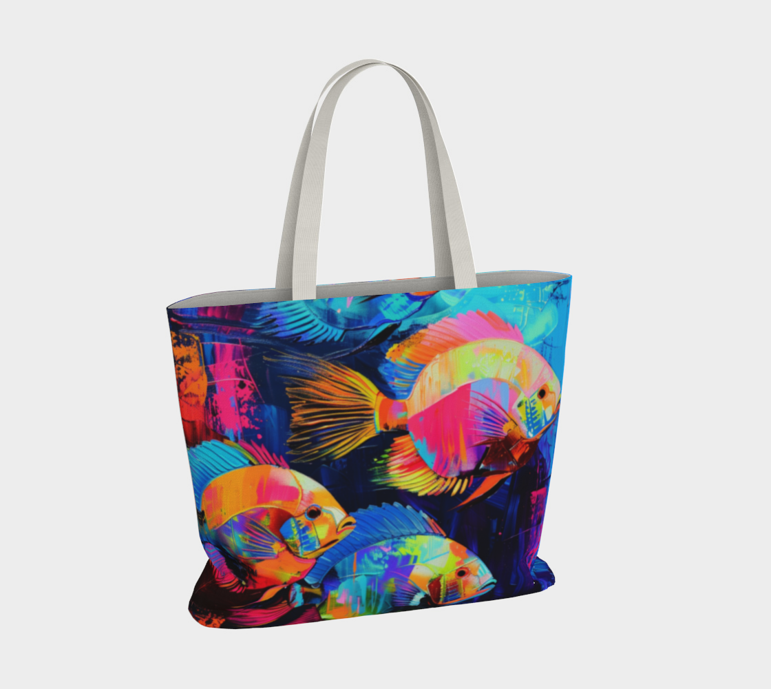 Fish 2 Large Tote