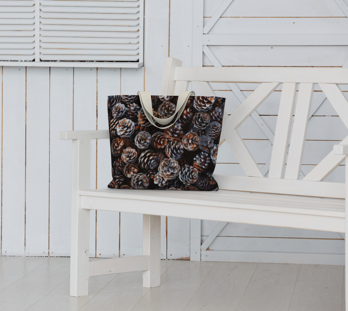 Pinecone Large Tote Bag