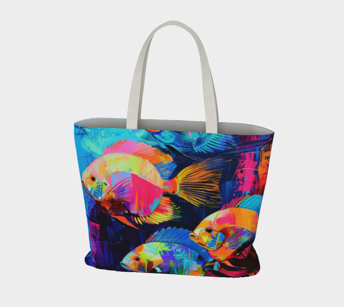 Fish 2 Large Tote