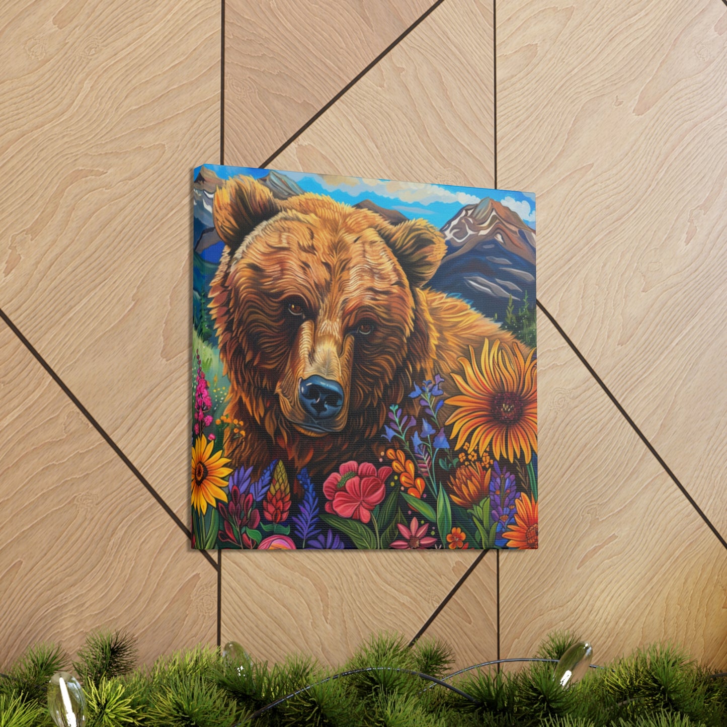 Brown Bear Canvas Gallery Wraps