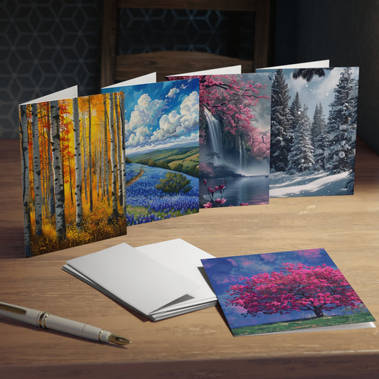 Landscape 2 Multi-Design Greeting Cards (5-Pack)