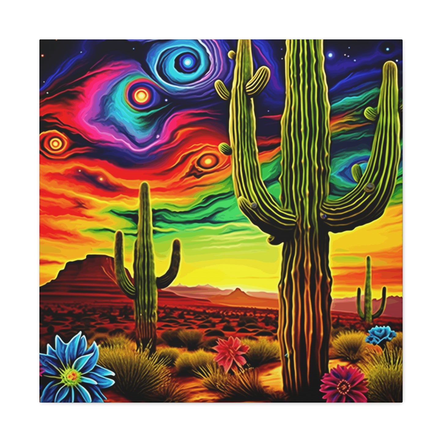 Saguaro Sky 2a Canvas Gallery Wraps