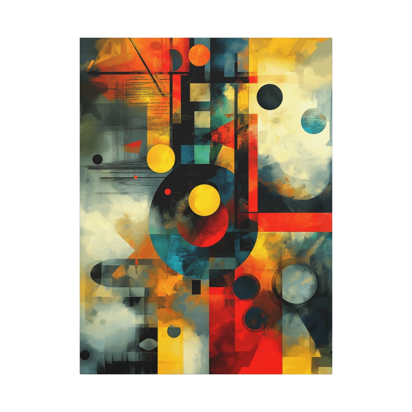 Modern Abstract Wall Art – Matte Canvas, Stretched 1.25"