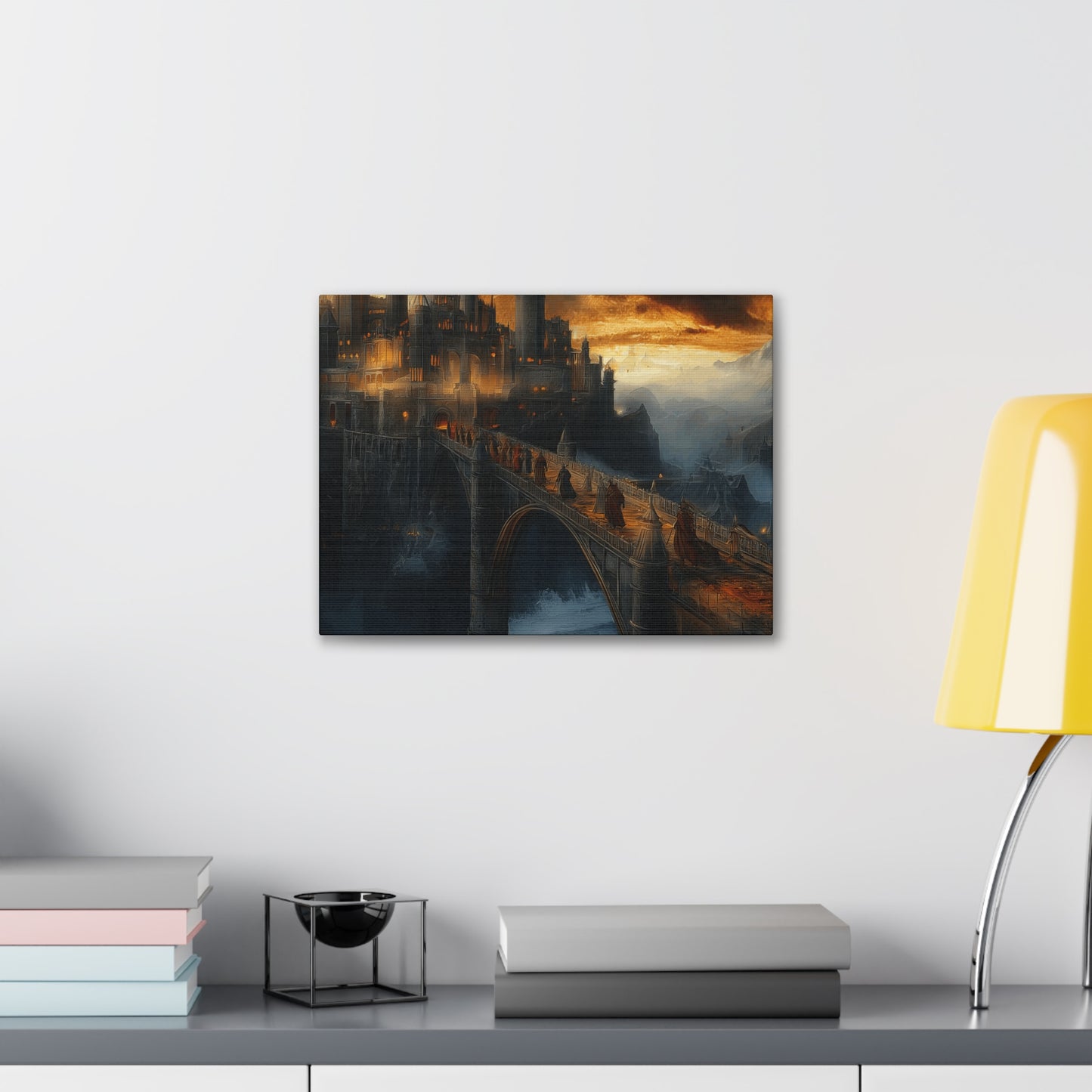 Canvas Wall Art - Dark Castle Entrance