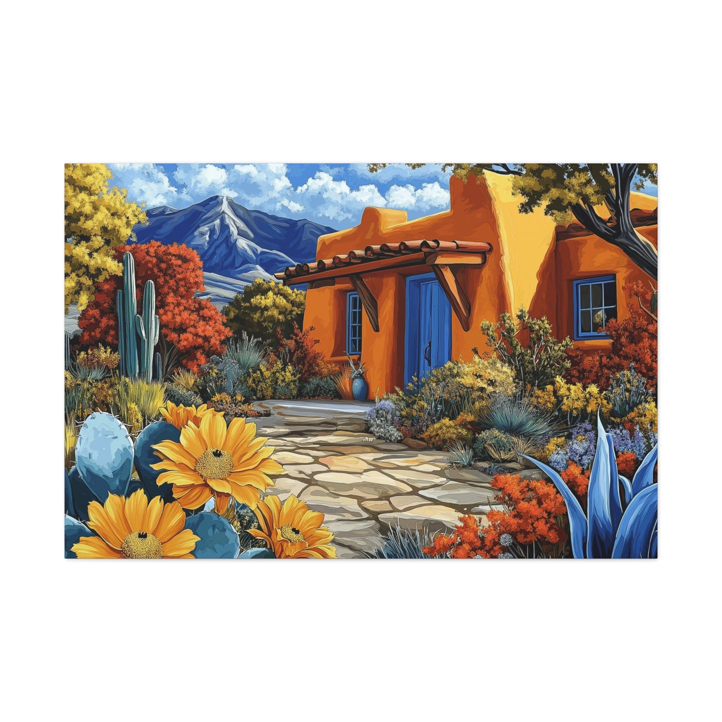 Canvas Gallery Wraps - New Mexico Echoes Casa 16 Wall Decor