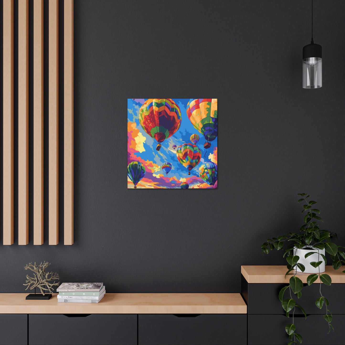 Hot Air Balloon v1 Canvas Gallery Wraps