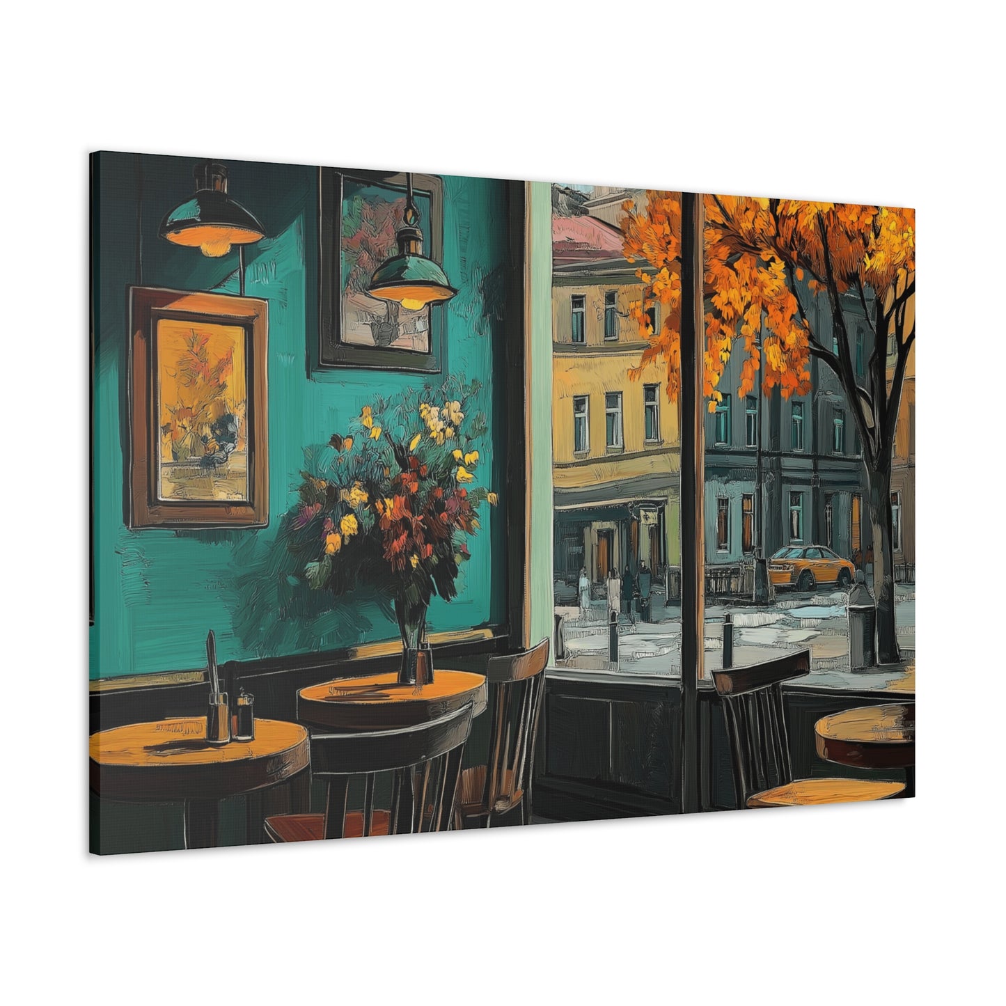 Canvas Gallery Wraps - Special Cafe in Special Place Wall Art