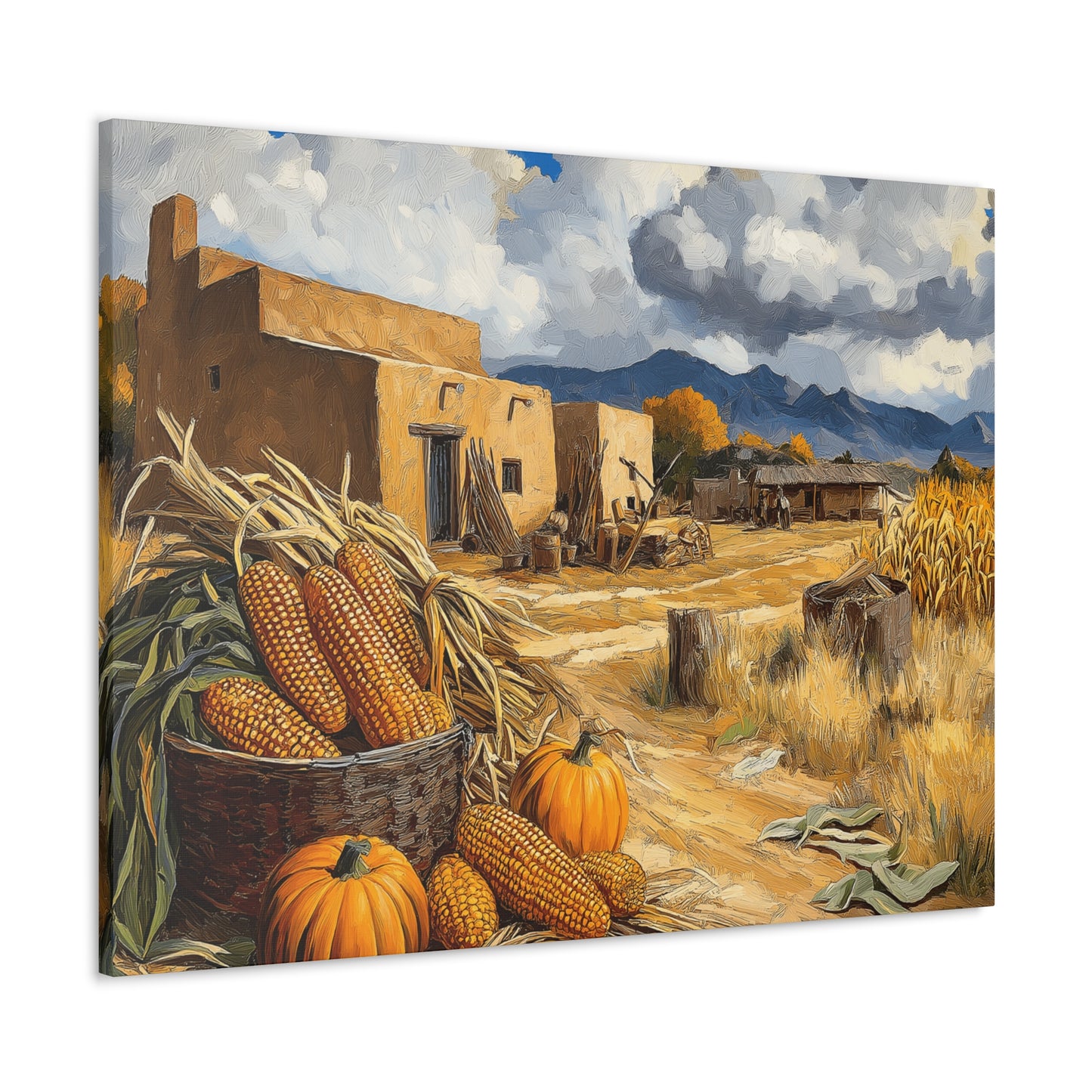 Canvas Gallery Wraps - Village Life Wall Art