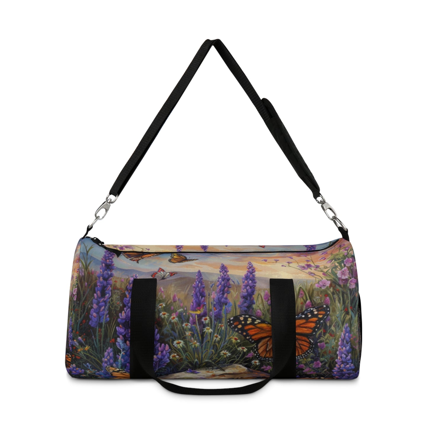 Butterfly Flowers 1 Duffel Bag
