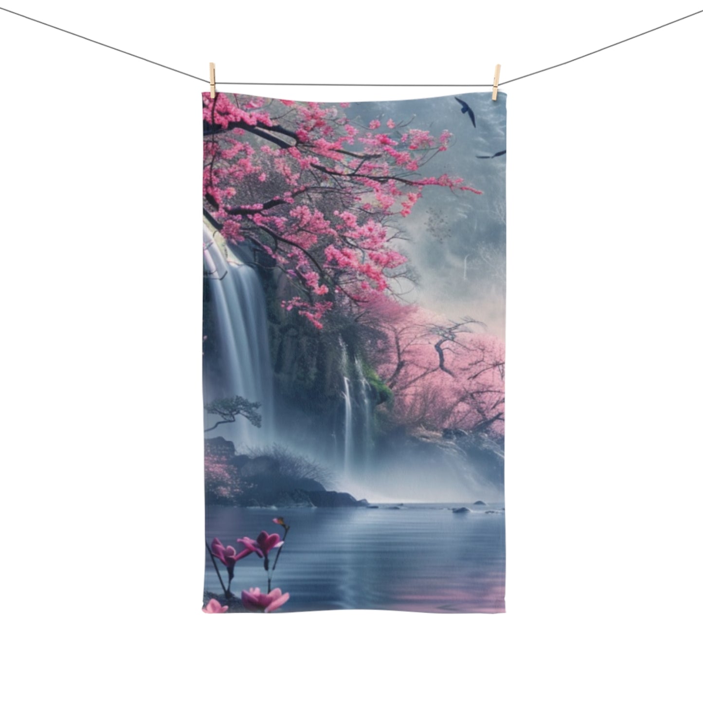 Water Falls Hand Towel