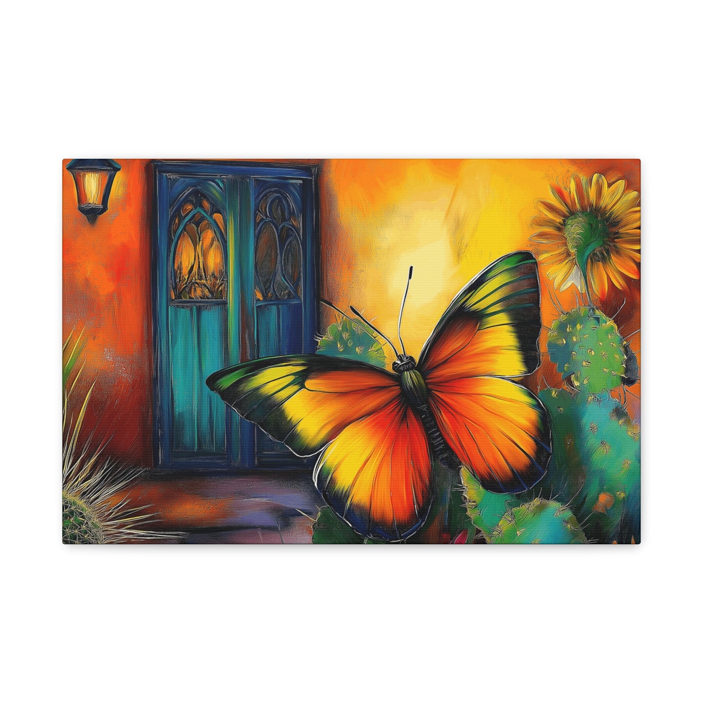 Canvas Gallery Wraps Southwest Butterfly Wall Art