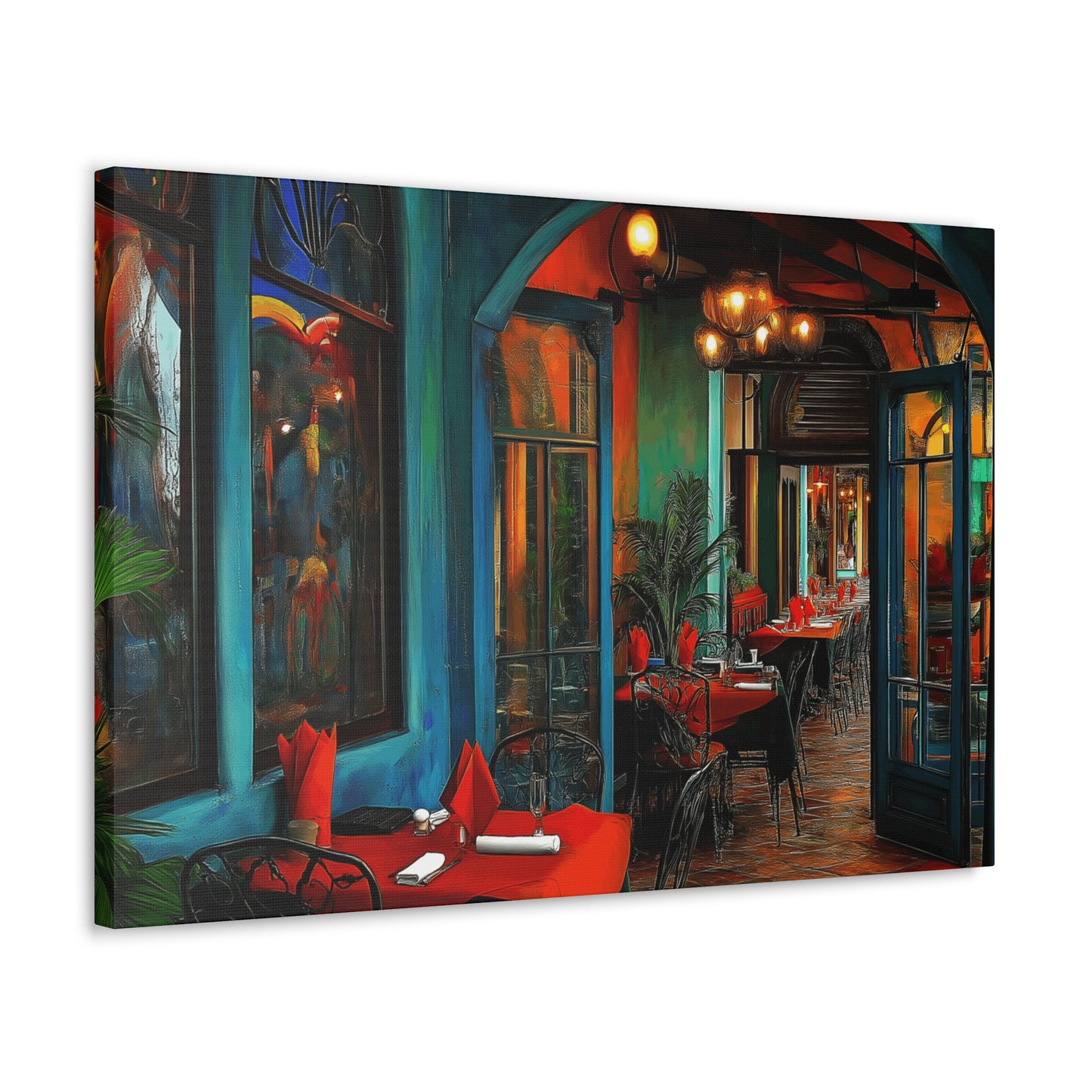 Canvas Gallery Wraps - Red Table Tops Wall Art