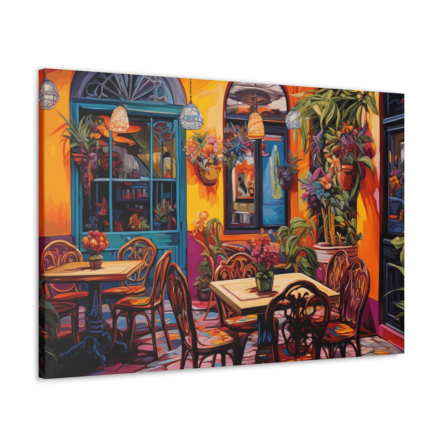 Canvas Gallery Wraps - Colorful Menu Plus Wall Art