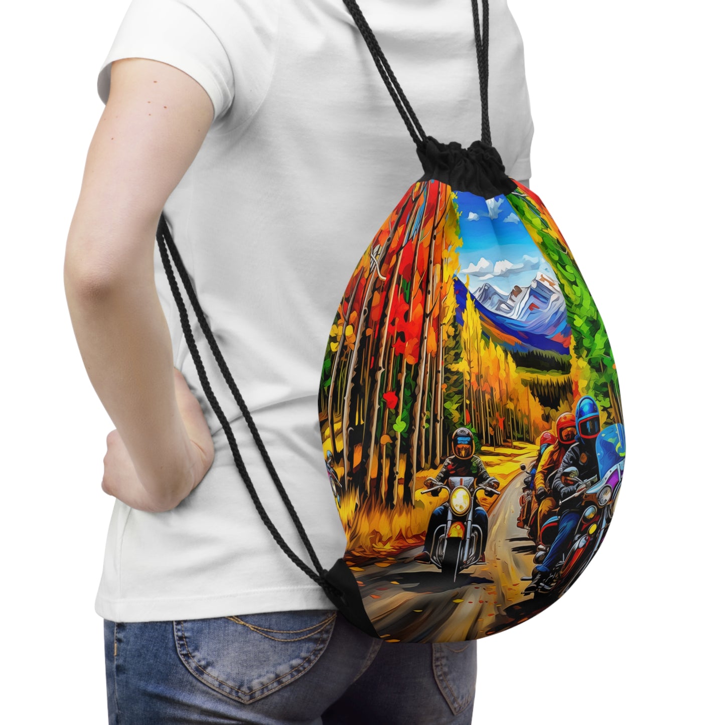 MC Riders 2 Drawstring Bag