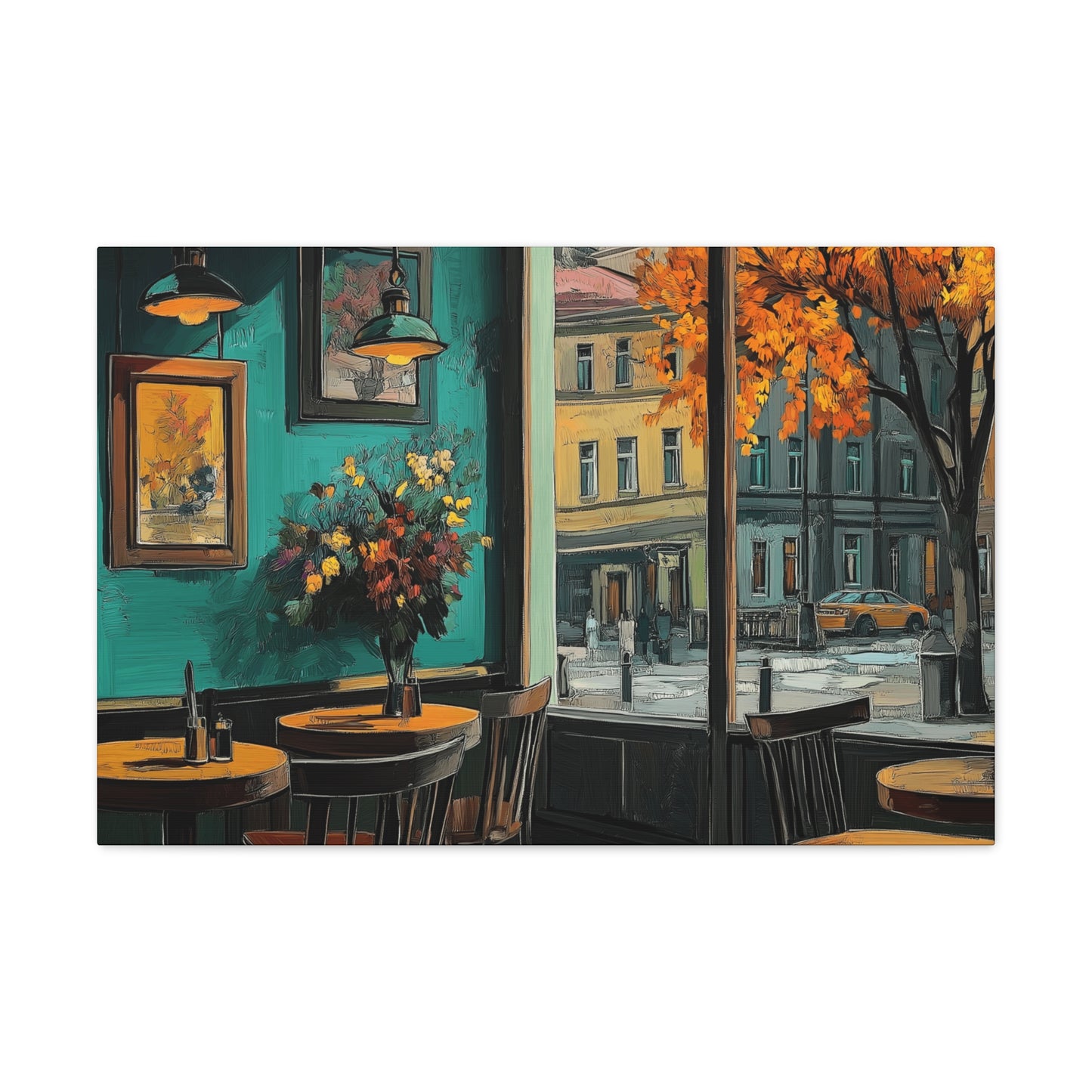 Canvas Gallery Wraps - Special Cafe in Special Place Wall Art