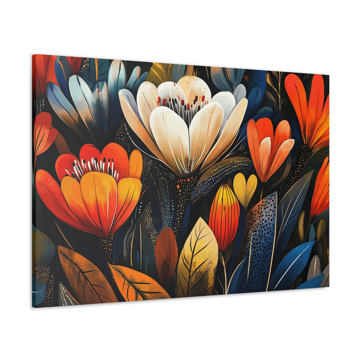 Canvas Gallery Wraps - Wow Cacti Flowers Wall Art