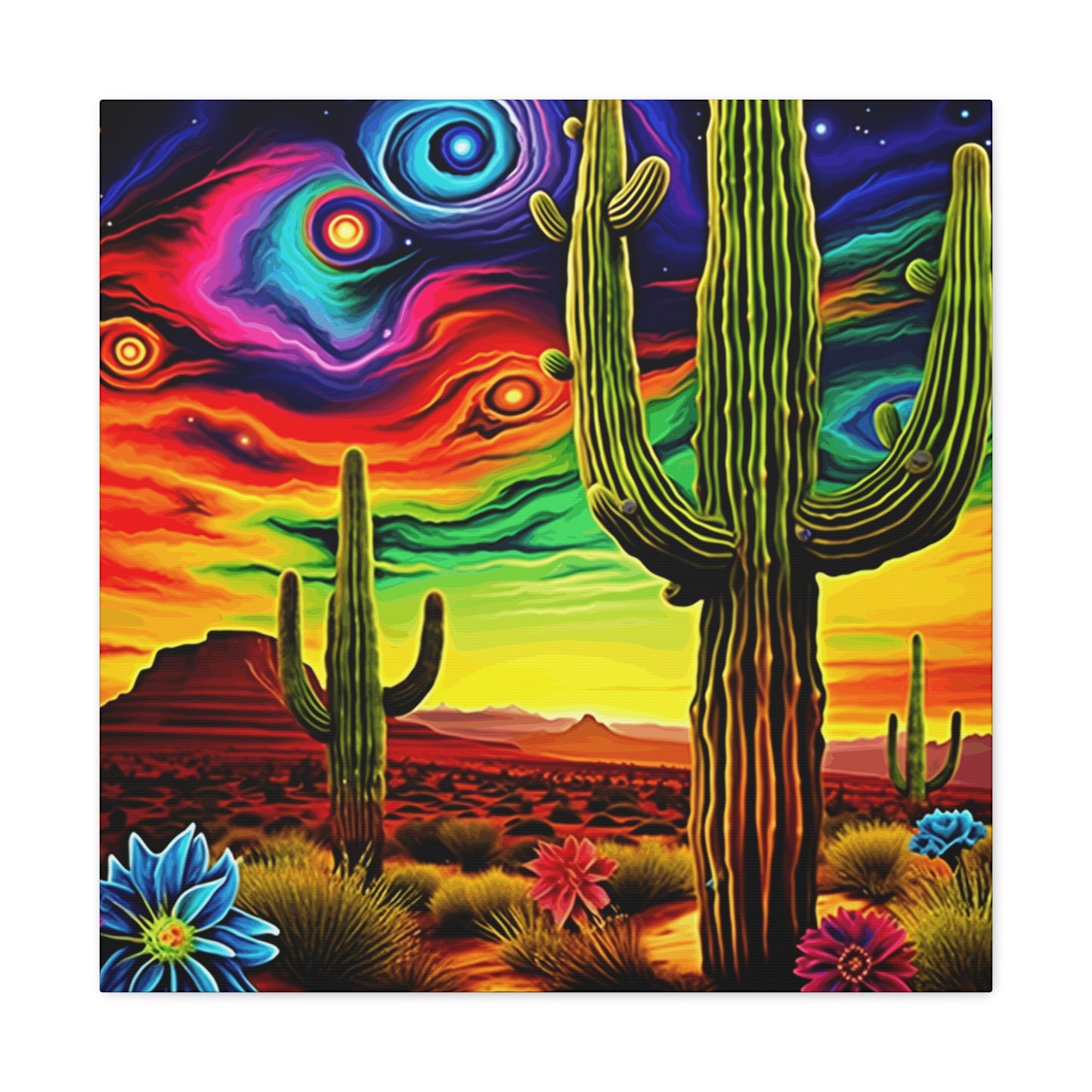 Saguaro Sky 2a Canvas Gallery Wraps