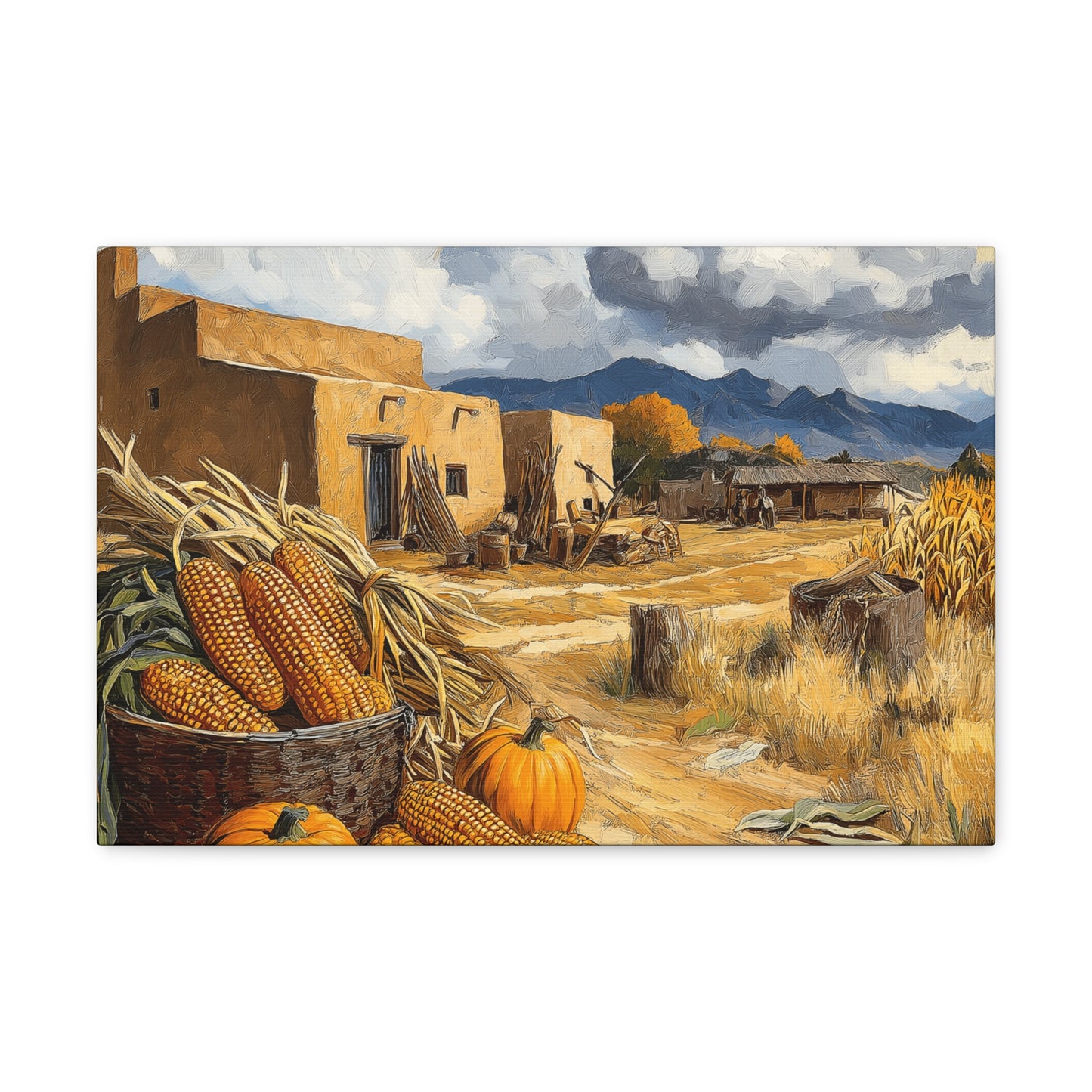 Canvas Gallery Wraps - Village Life Wall Art