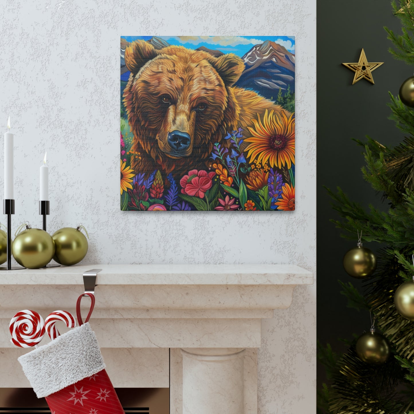 Brown Bear Canvas Gallery Wraps