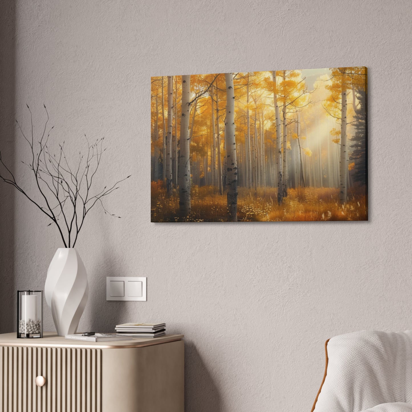 Aspen Forest 5 Canvas Stretched, 1.5''
