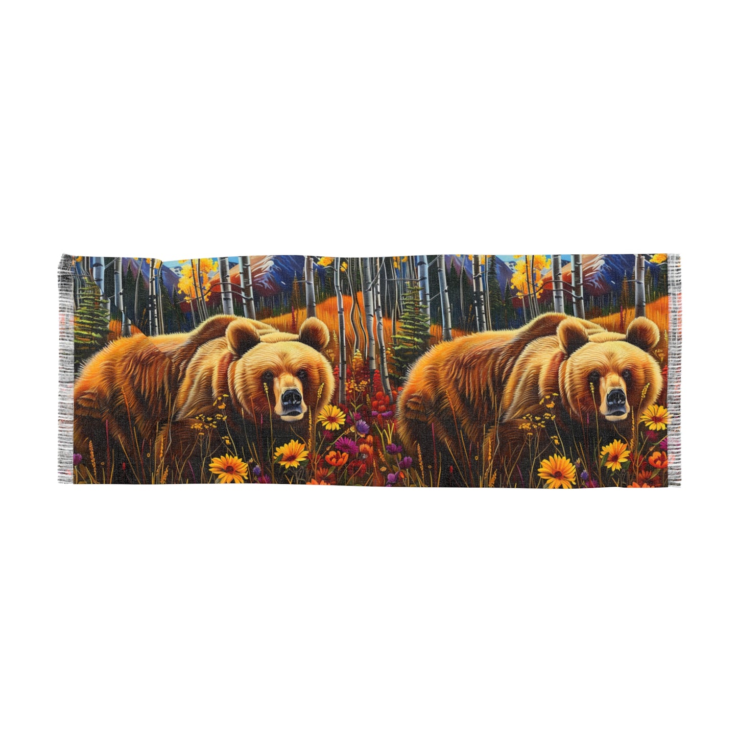 Brown Bear 2 Light Scarf