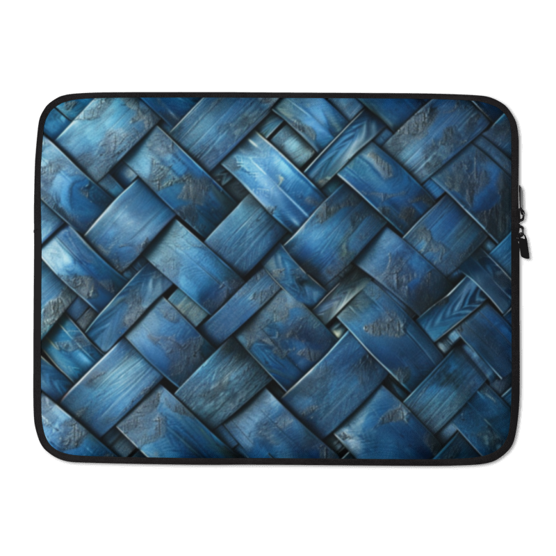 Blue Weave Laptop Sleeve