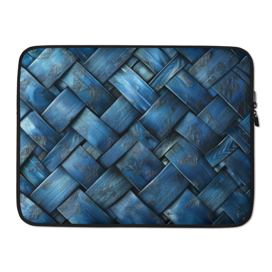 Blue Weave Laptop Sleeve