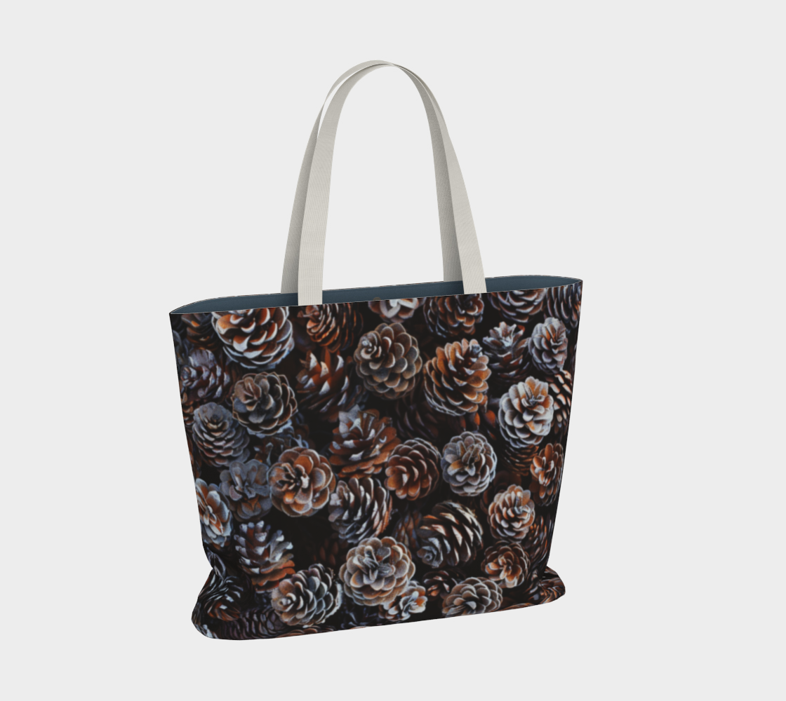 Pinecone Large Tote Bag