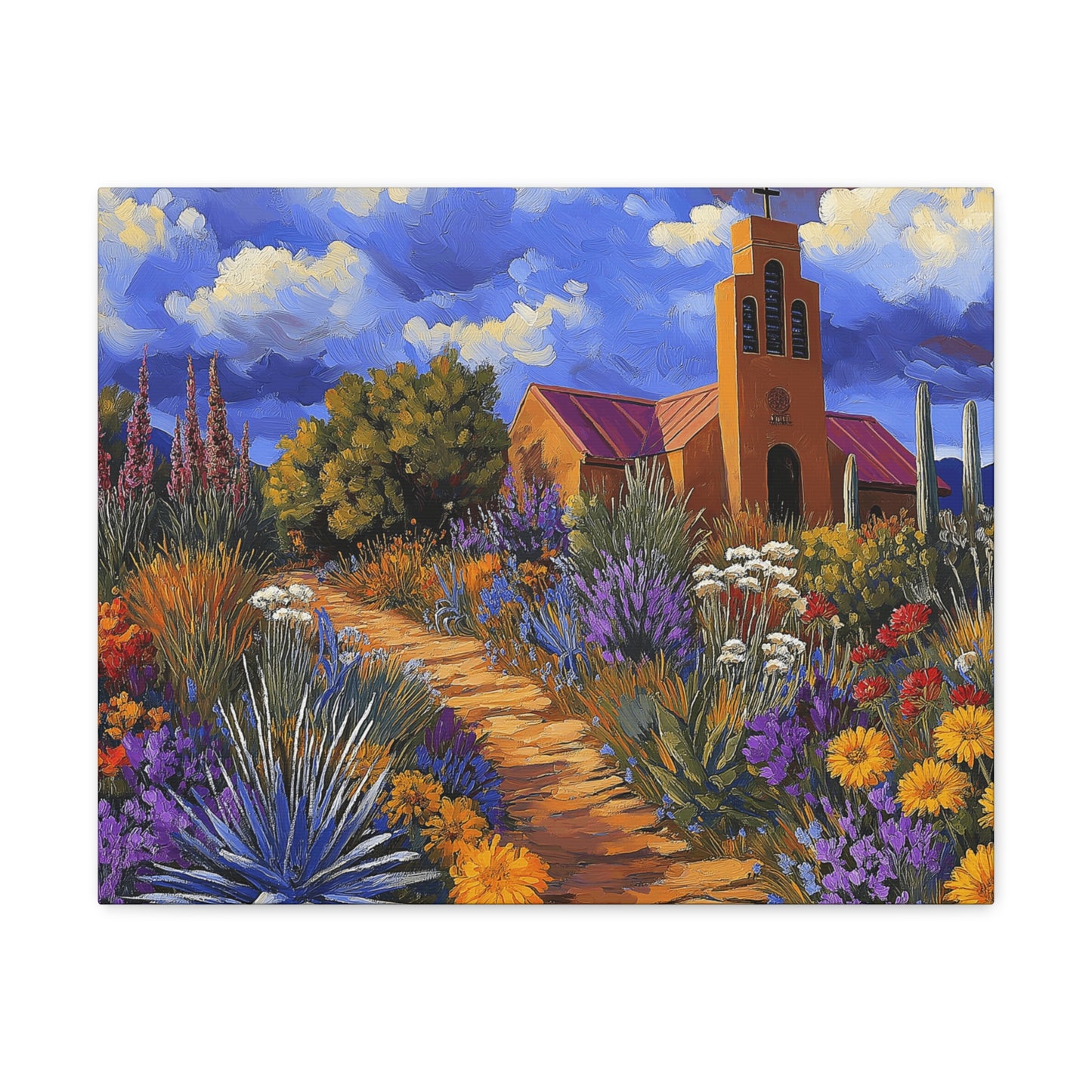 Canvas Prints - Abundance of Colorful Blooms Wall Art