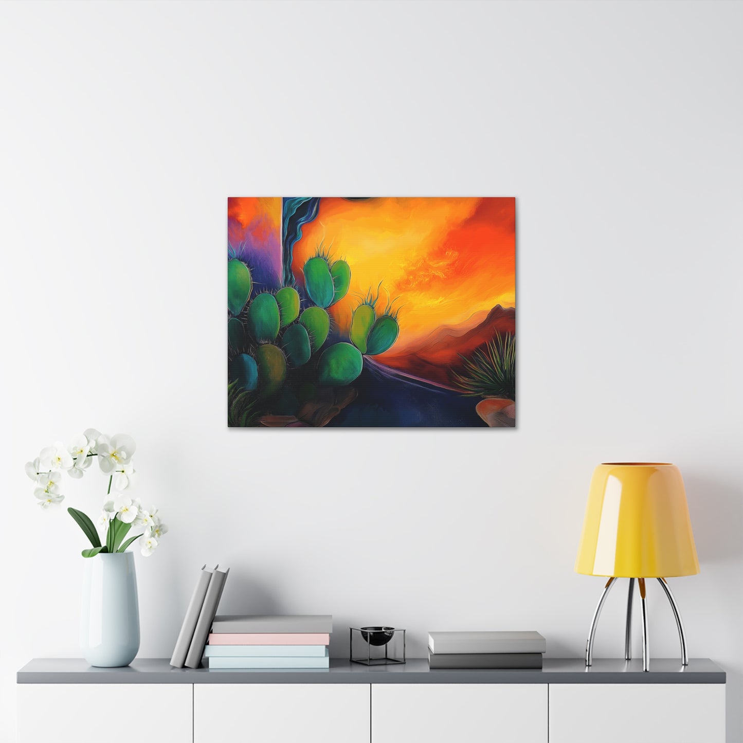 Canvas Gallery Wraps - Cacti Storm Rising