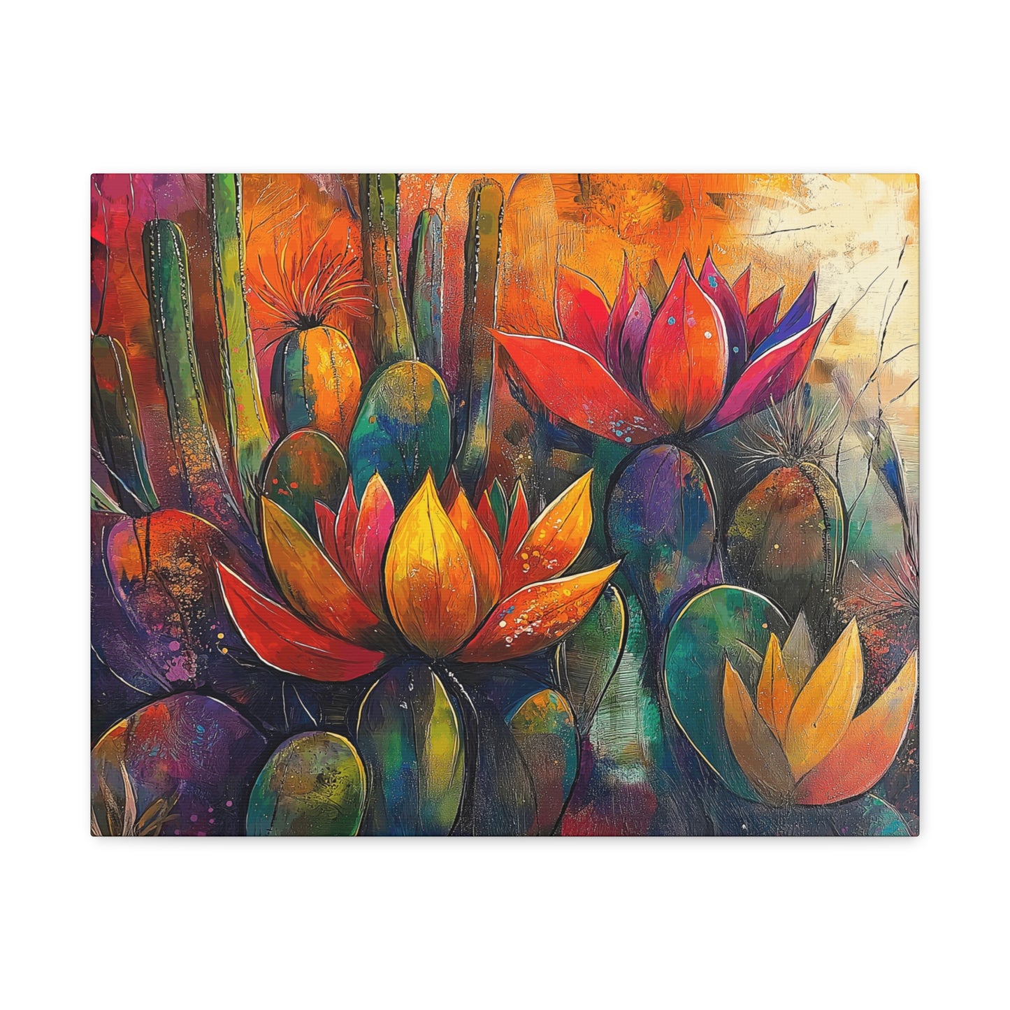 Canvas Gallery Wraps Cacti B 11