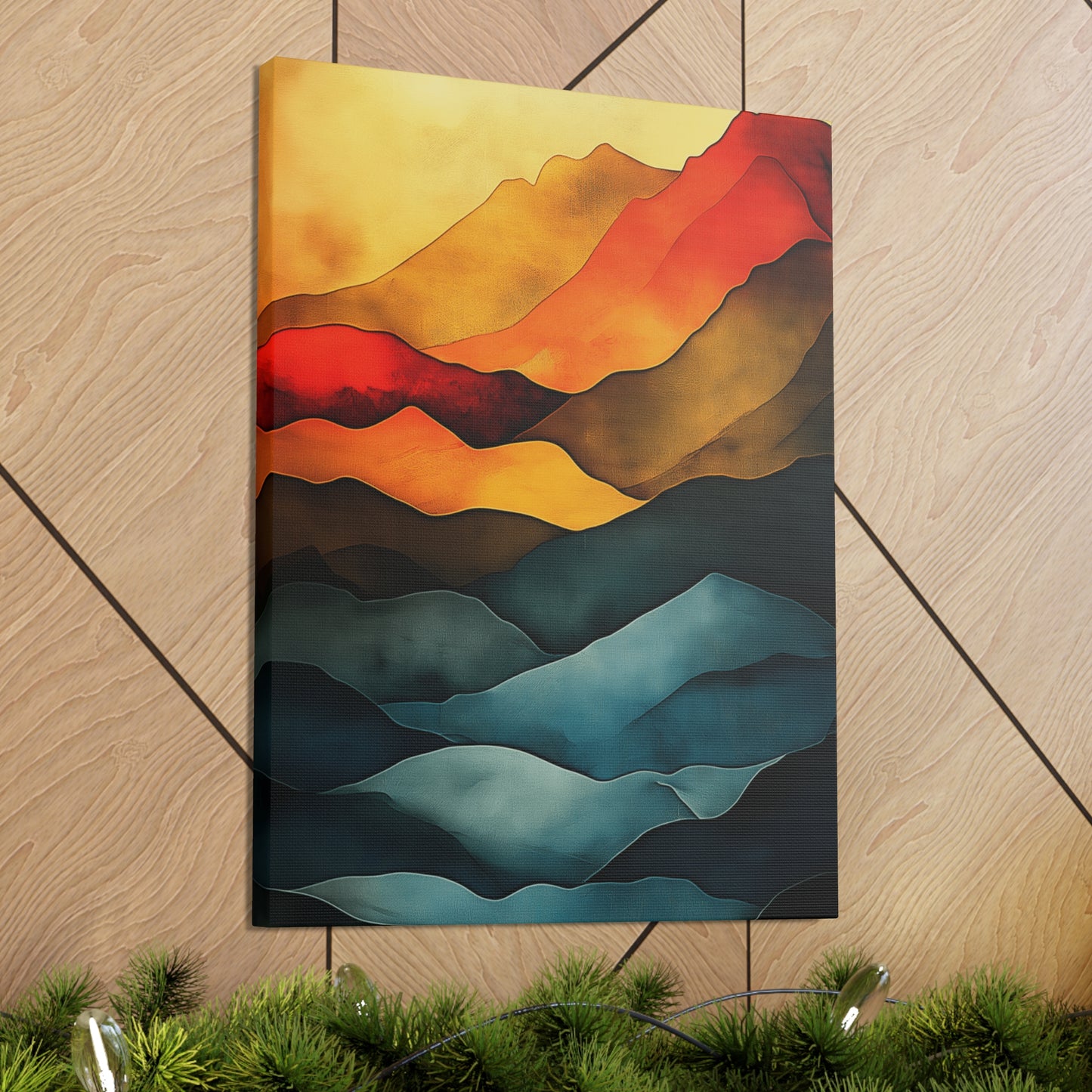 Canvas Prints Bold Expression Mountains