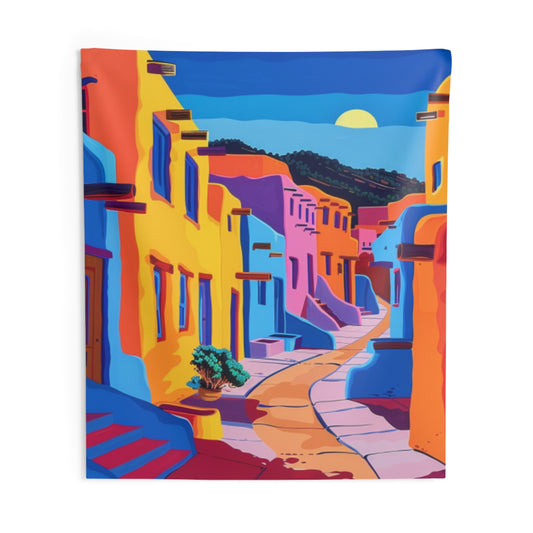 Santa Fe Street 421 Indoor Wall Tapestry