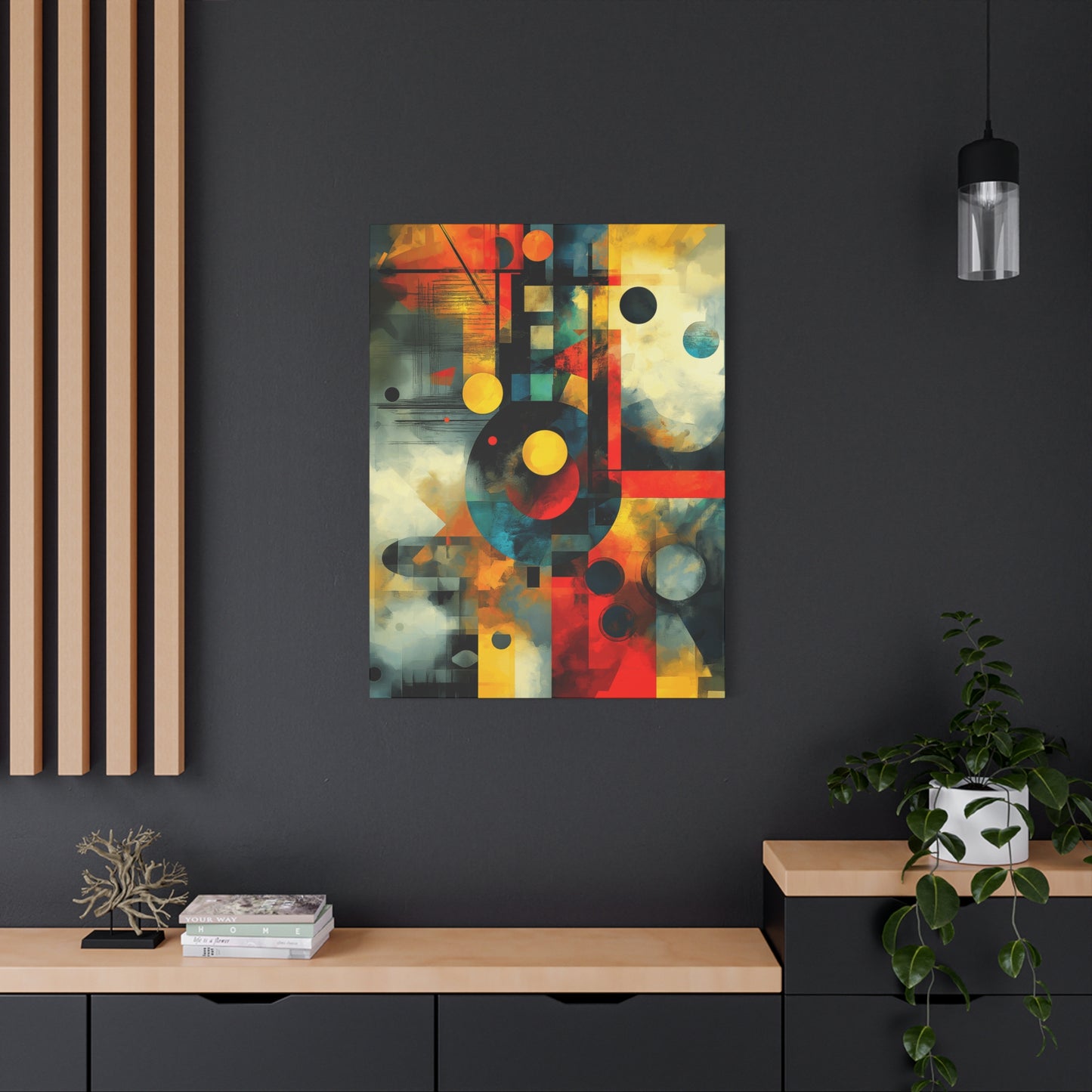 Modern Abstract Wall Art – Matte Canvas, Stretched 1.25"