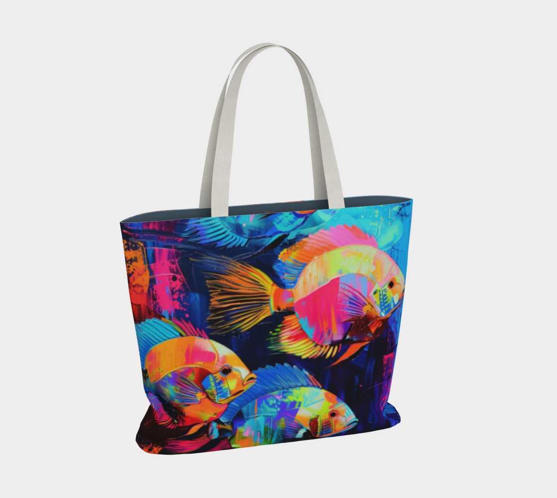 Fish 2 Large Tote