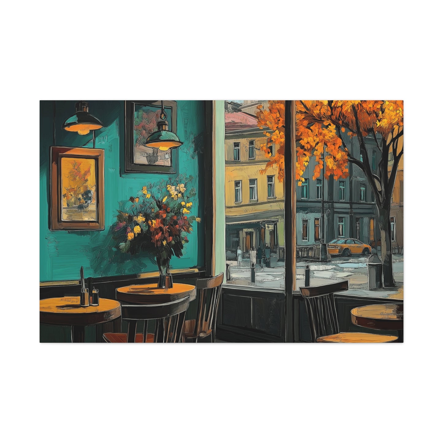 Canvas Gallery Wraps - Special Cafe in Special Place Wall Art