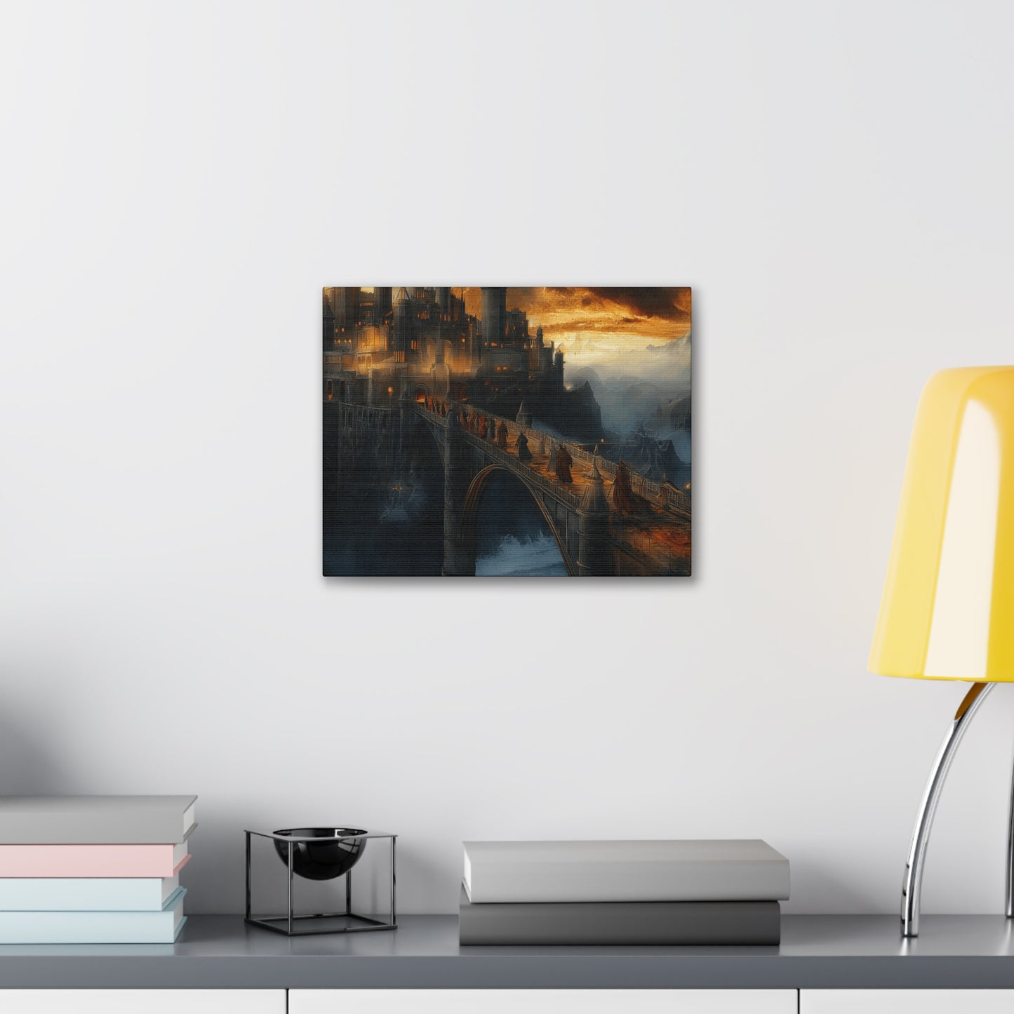 Canvas Wall Art - Dark Castle Entrance