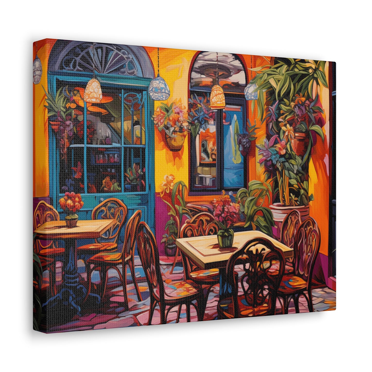 Canvas Gallery Wraps - Colorful Menu Plus Wall Art