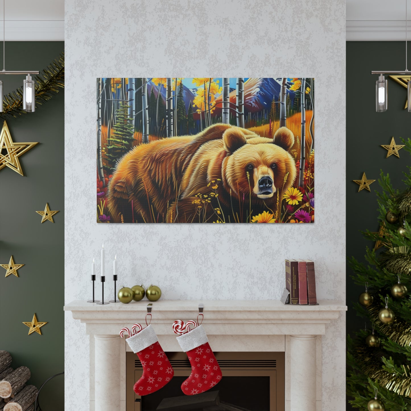 CO Brown Bear Aspens 1a Canvas Gallery Wraps