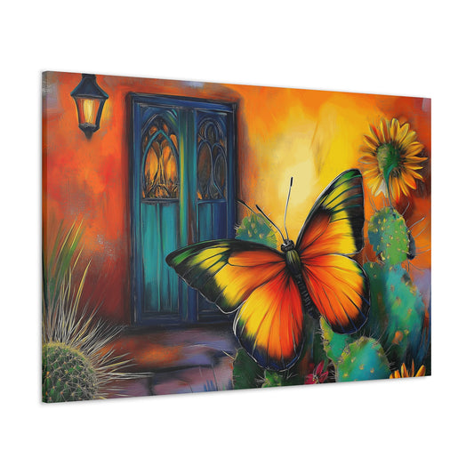 Canvas Gallery Wraps Southwest Butterfly Wall Art