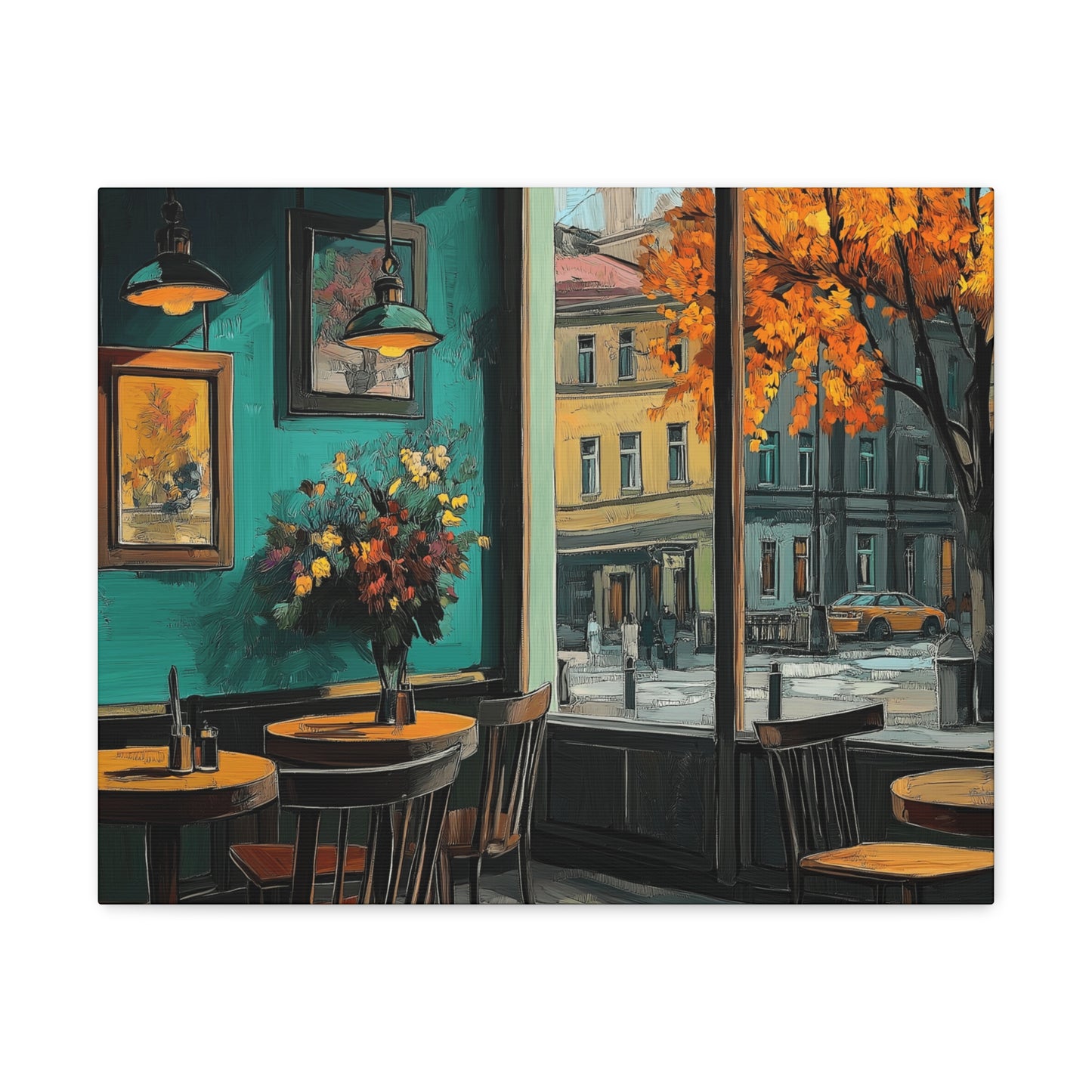 Canvas Gallery Wraps - Special Cafe in Special Place Wall Art