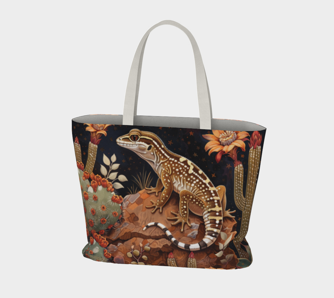 Gecko 1 Large Tote Bag