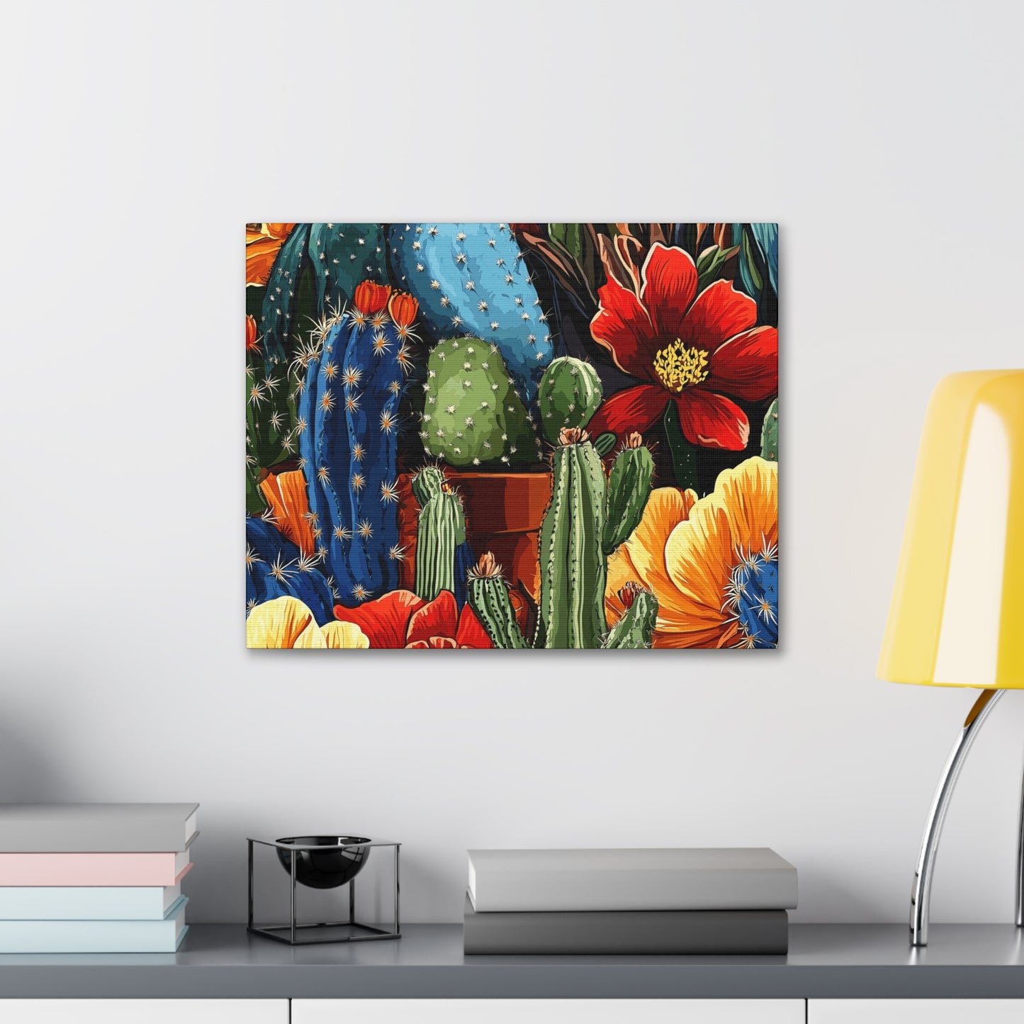 Canvas Wall Art - Cacti Gathering - smaller sizes