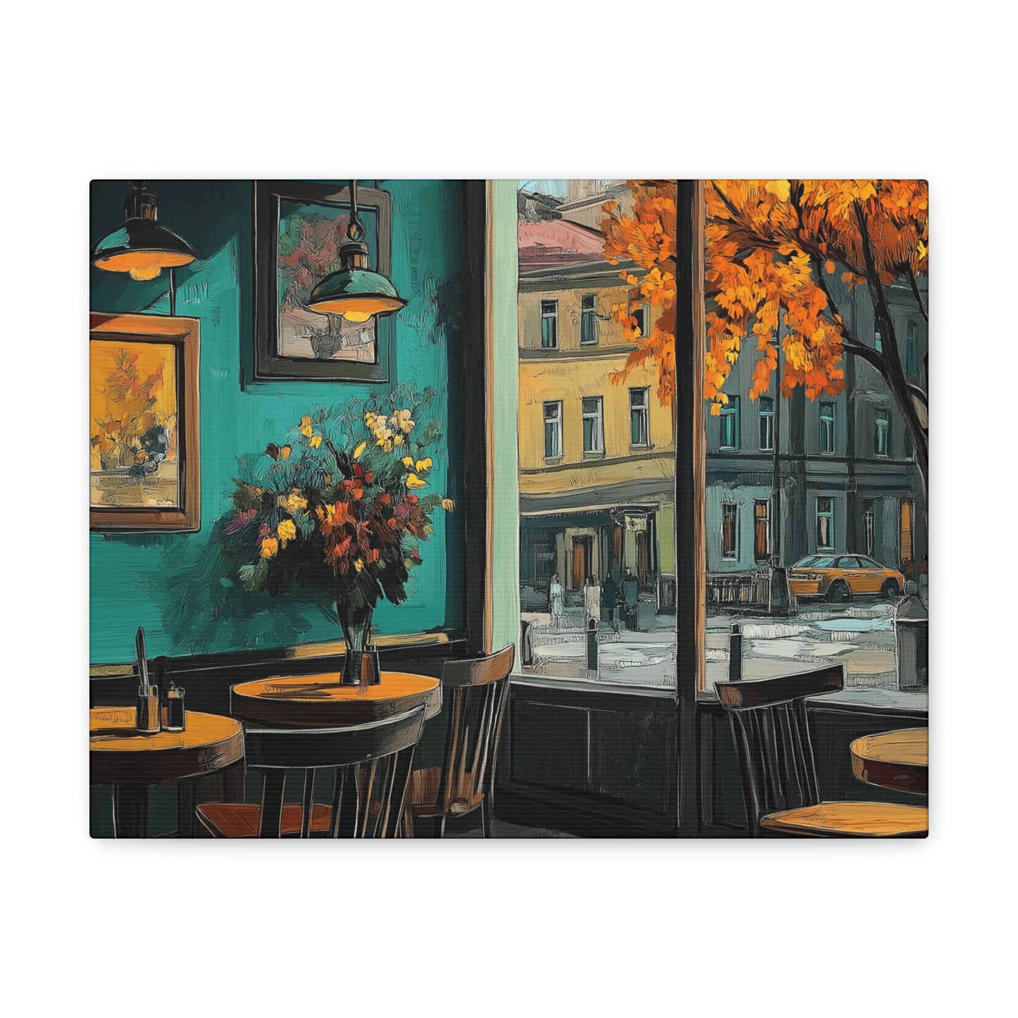 Canvas Gallery Wraps - Special Cafe in Special Place Wall Art