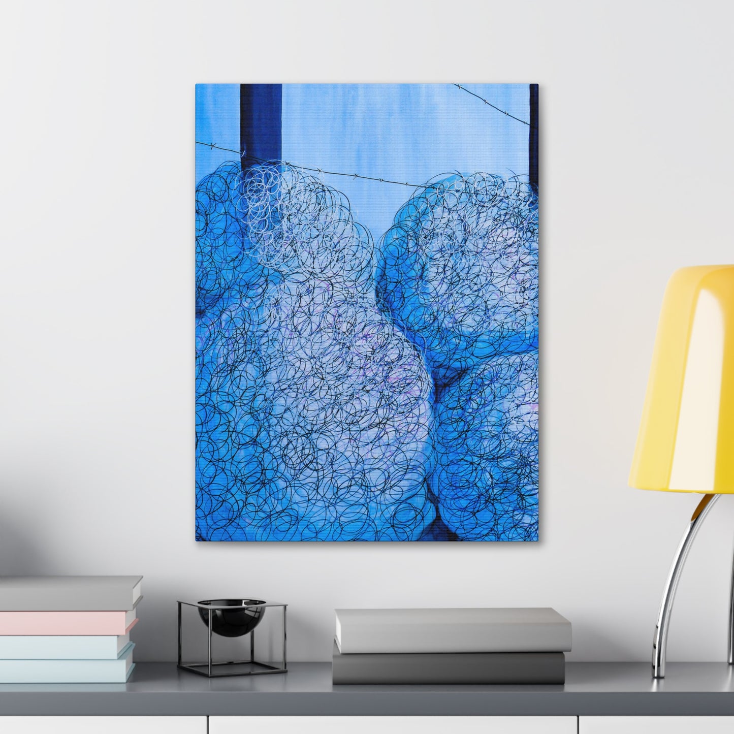 Blue Tumbleweed Canvas Gallery Wraps