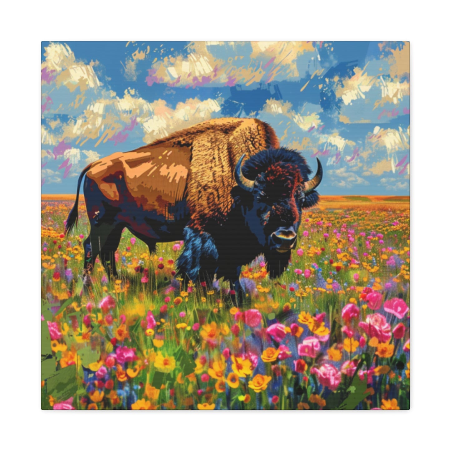 Bison Canvas Gallery Wraps