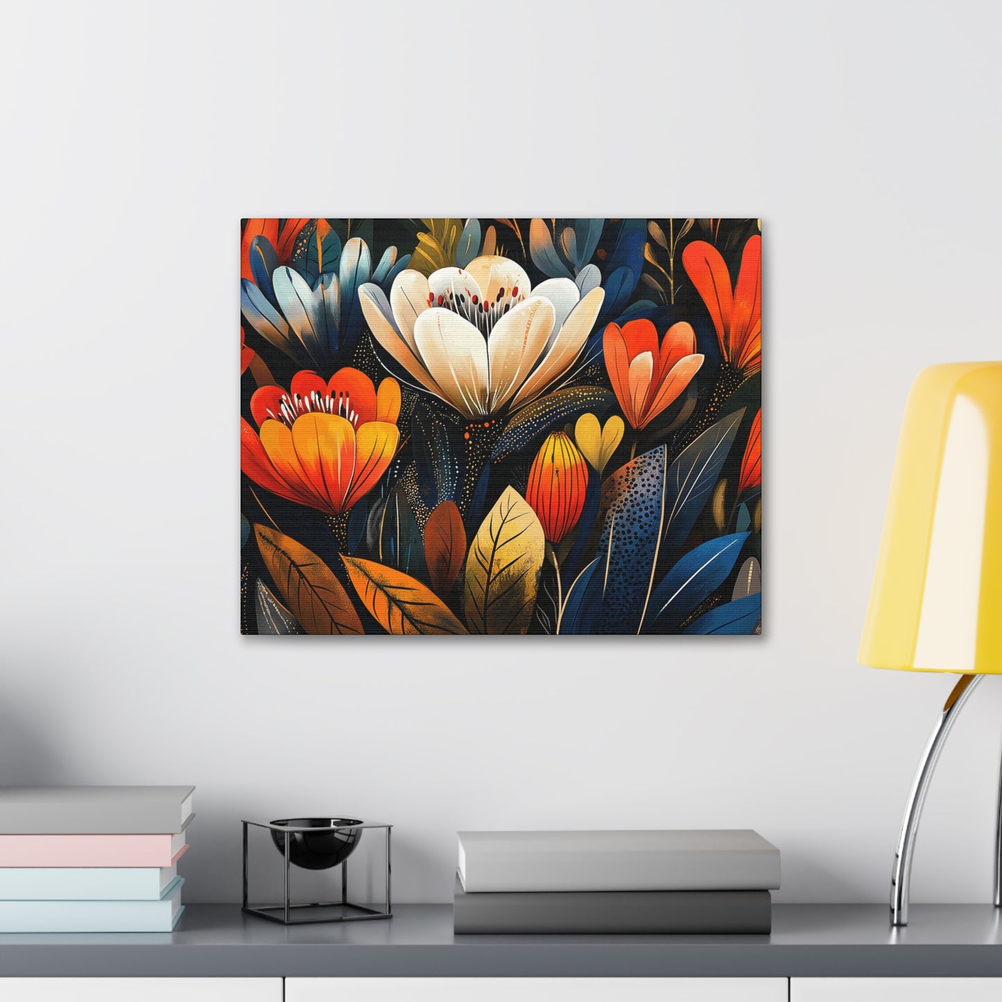 Canvas Gallery Wraps - Wow Cacti Flowers Wall Art